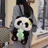 Cartoon Panda Plush Large Capacity Multi Purpose Backpack Student Children Comfort Schoolbag