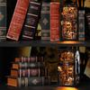 Addams Family DIY Cabin Building Blocks: Handmade Assembly Bookend Model for Halloween
