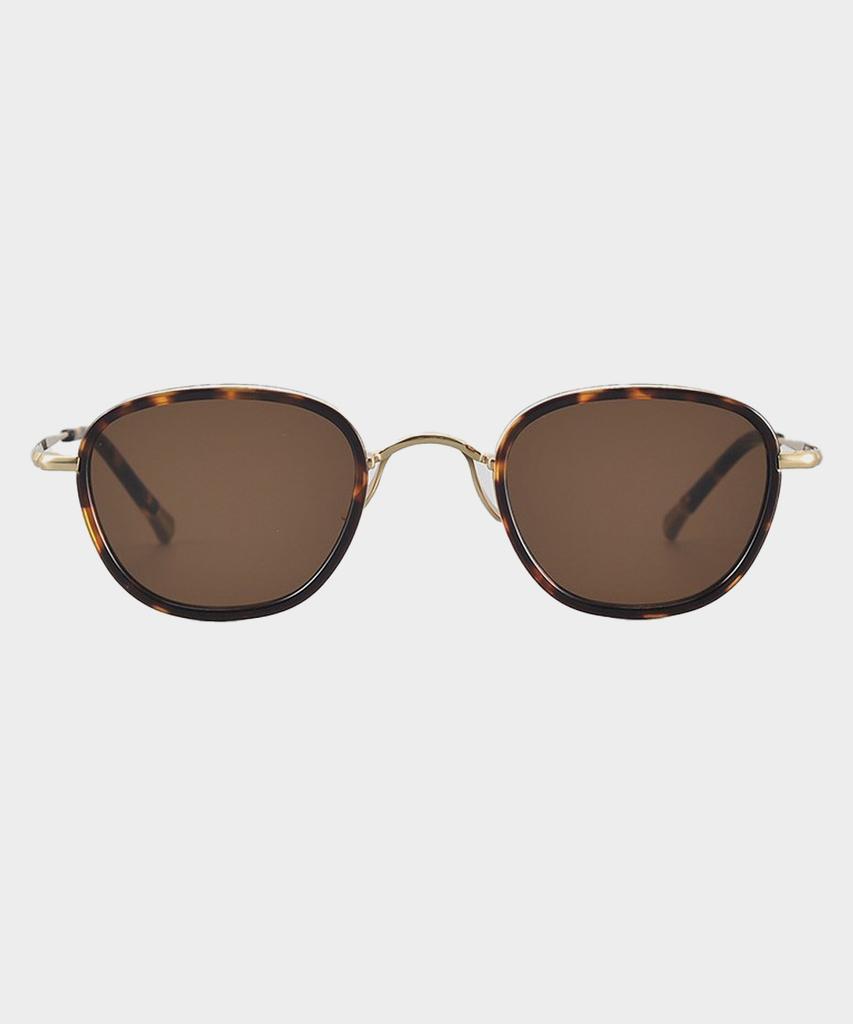 Lingkeonpeuleim Kj50Fx Pure Titanium Sunglasses Leopard