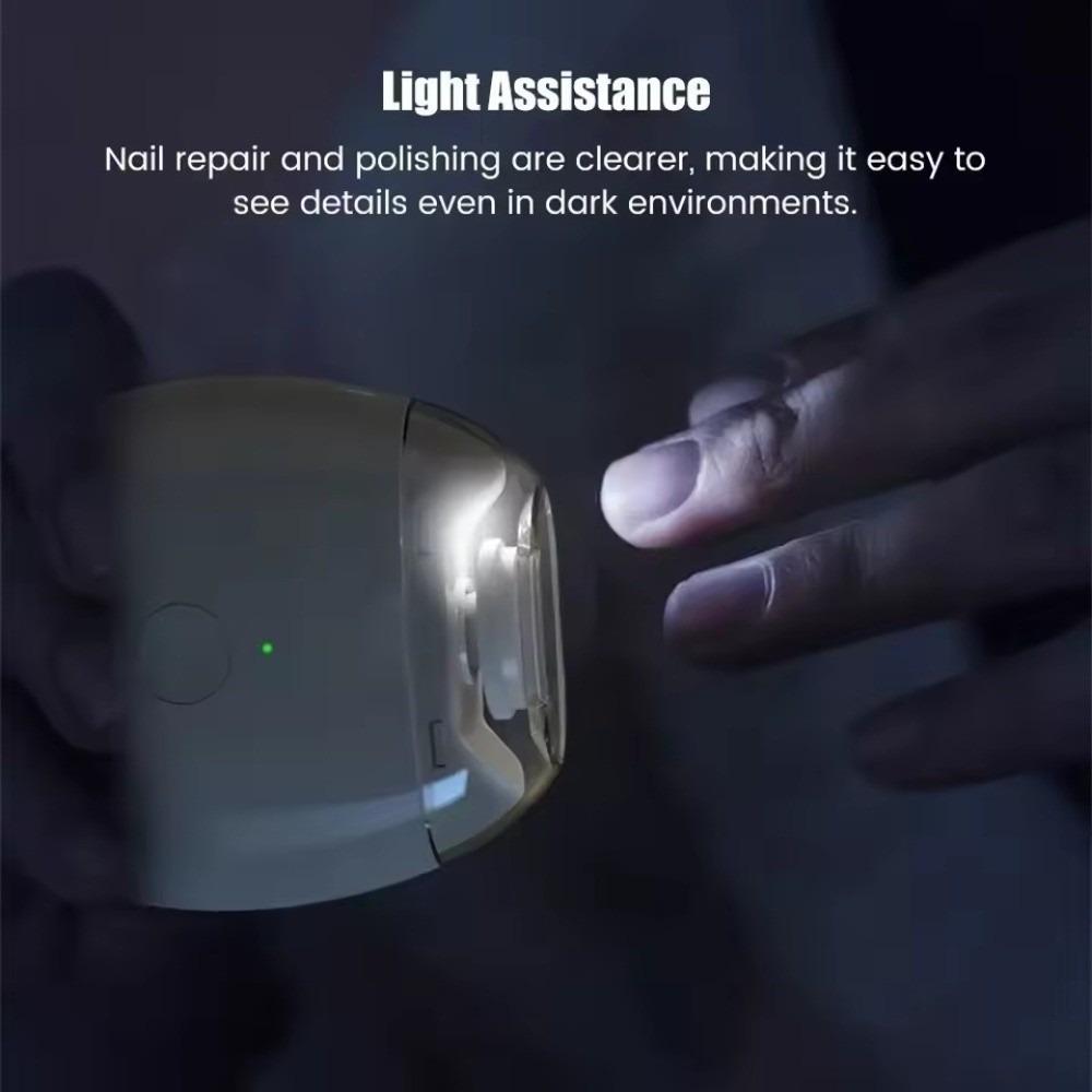Mini Size Automatic Nail Grinder Rechargeable Nail Trimmer  for Elderly