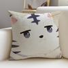 In Another World with My Smartphone Cushion Cover  skinfriendly linen pillowcase square removable and washable cushion