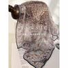 100% Mulberry Silk 65 Silk George Yarn Square Scarf for Women, Spring/summer Thin Breathable Elegant Classical Style Neck Scarf Silk Scarf