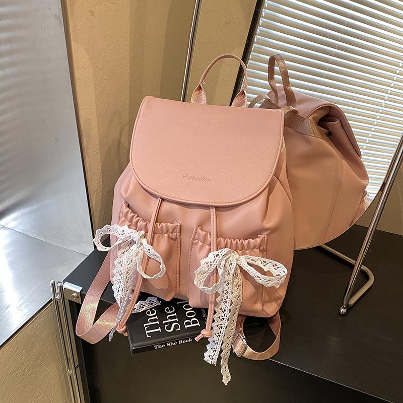 Niche Retro Backpack Women's 2025 New Spring and Summer Super Fire College British Style Schoolbag Casual Korean Backpack