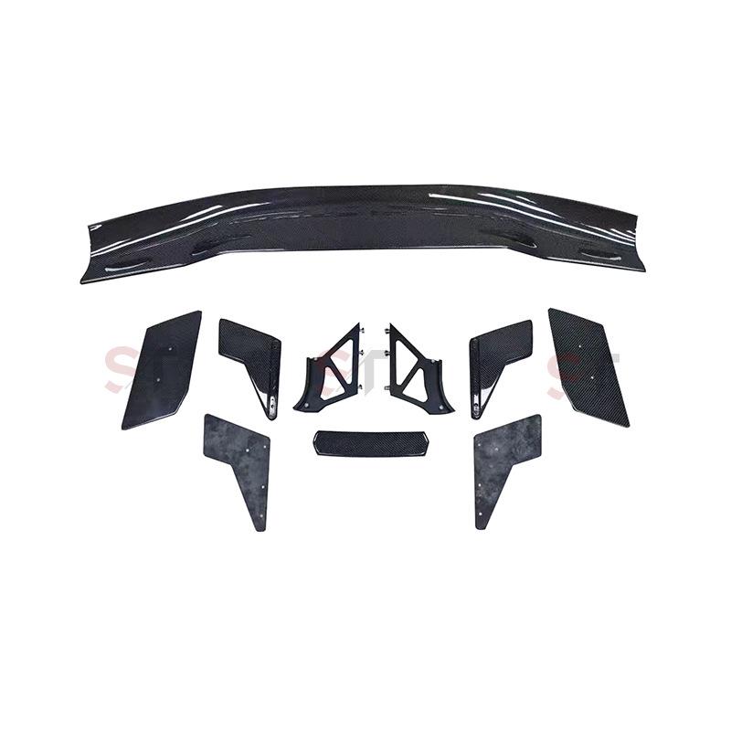 2024 Ford Mustang Carbon Fiber APR Style Rear Spoiler Wing Modification