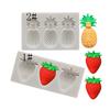 Fruit Shaped Silicone Mold Strawberry Pineapple Candy Mold Summer 3D Candy Mold Cake Decorating Tools Fruit Fondant Mold