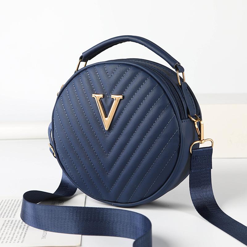 Handbag, Mobile Phone Bag, Single-shoulder Crossbody Bag, Fashionable Diamond-shaped Small Round Bag