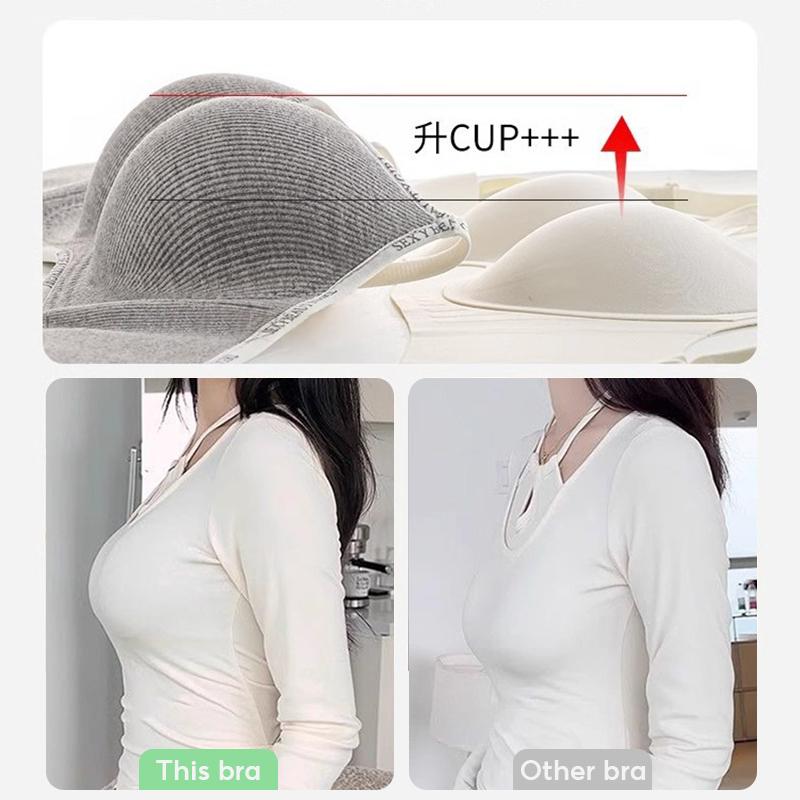 Push-Up Bra Sexy Bra for Women Wireless Brassiere Seamless Comfortable Underwear Young Girls Thick Cup Lingerie AB Cup 32-38