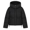 Ladies' Fashionable Solid Color Long Sleeved Loose Warm Hooded Jacket