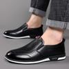 FashionConvenient Perforated Breathable Holes Men's Shoes 2024 Summer New Male Sandals Genuine Leather Business Loafers for Men
