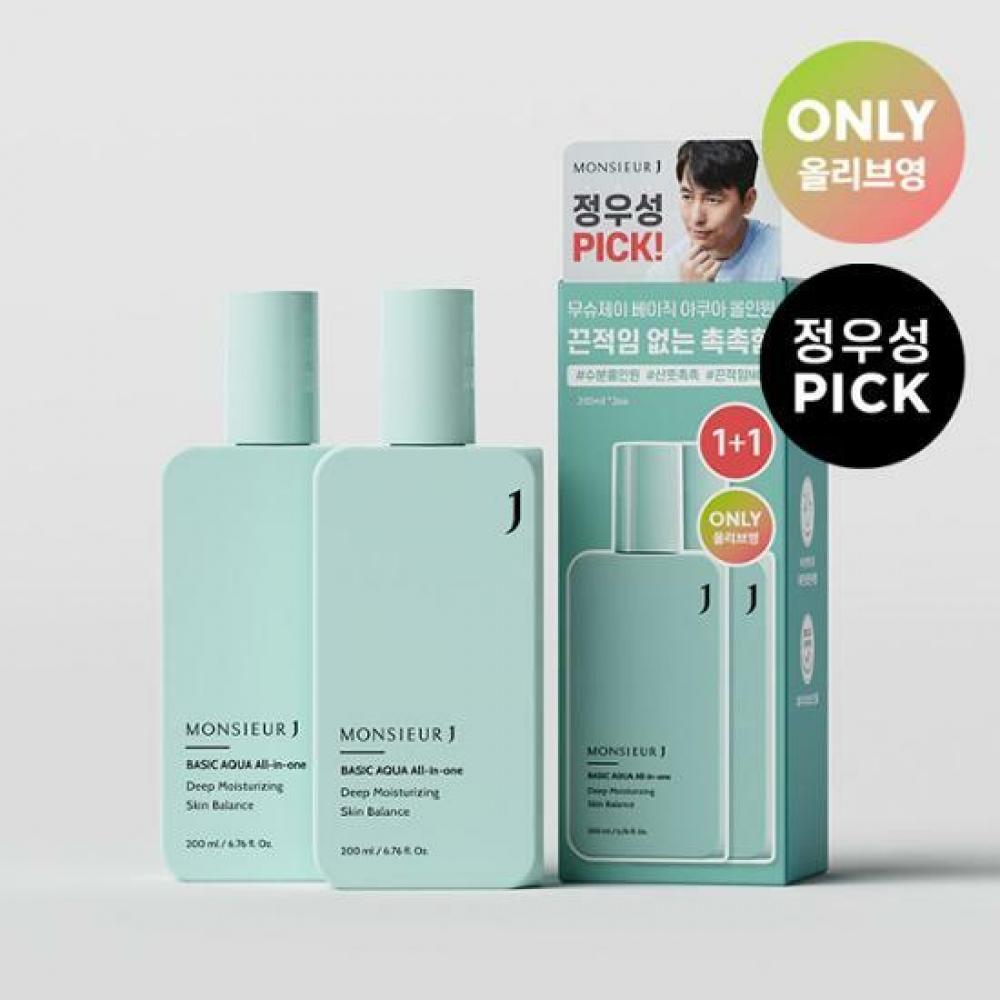 

Monsieur J Jung Woo Sung Pick Monsieur J Basic Aqua All in one 11 Special 200мл200мл