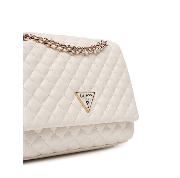 Handbag Guess Everlee HWQG86 79210 White
