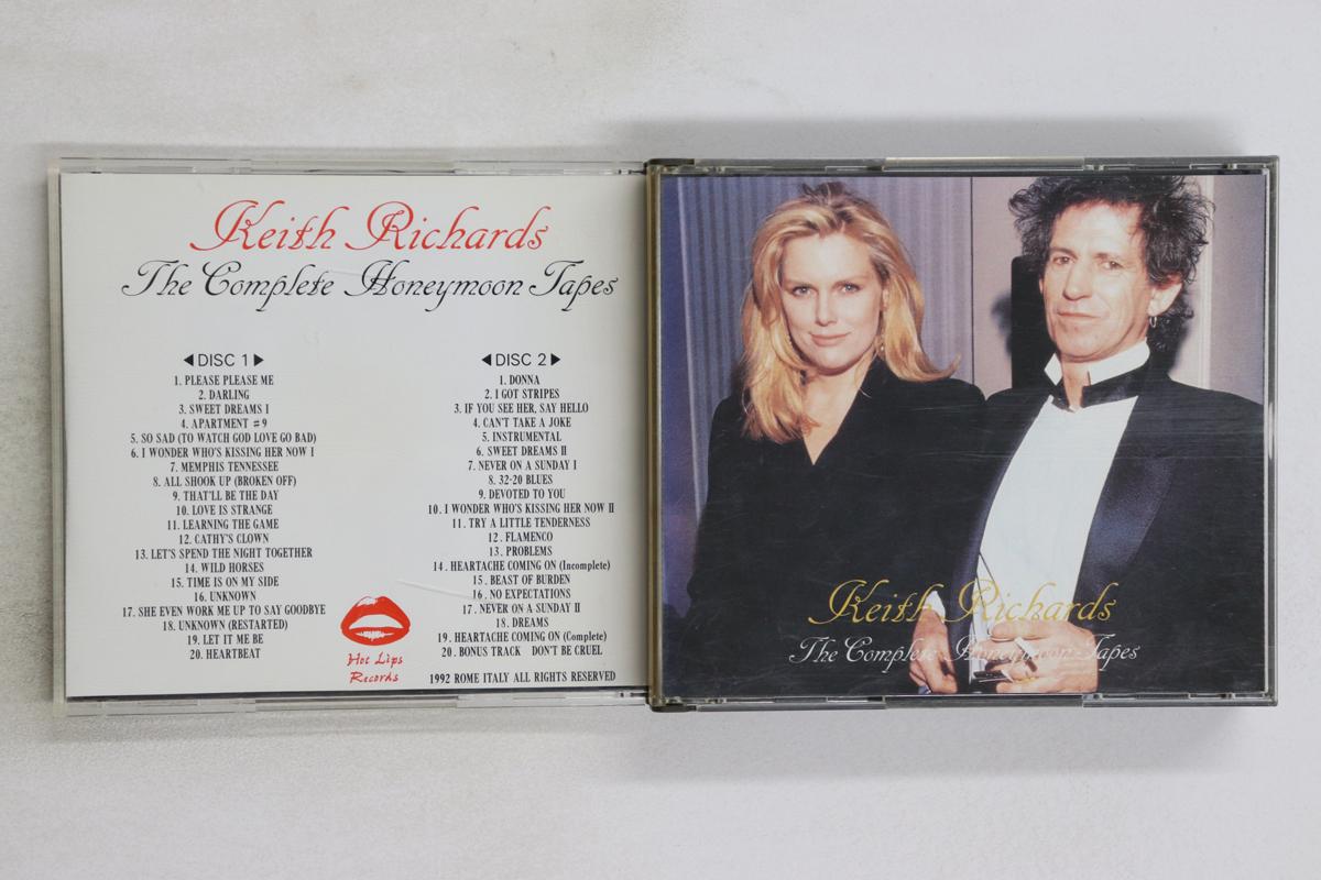 

CD KEITH RICHARDS - Complete Honeymoon Tapes HLRKR0012 HOT LIPS 1992 Italy Rock Used