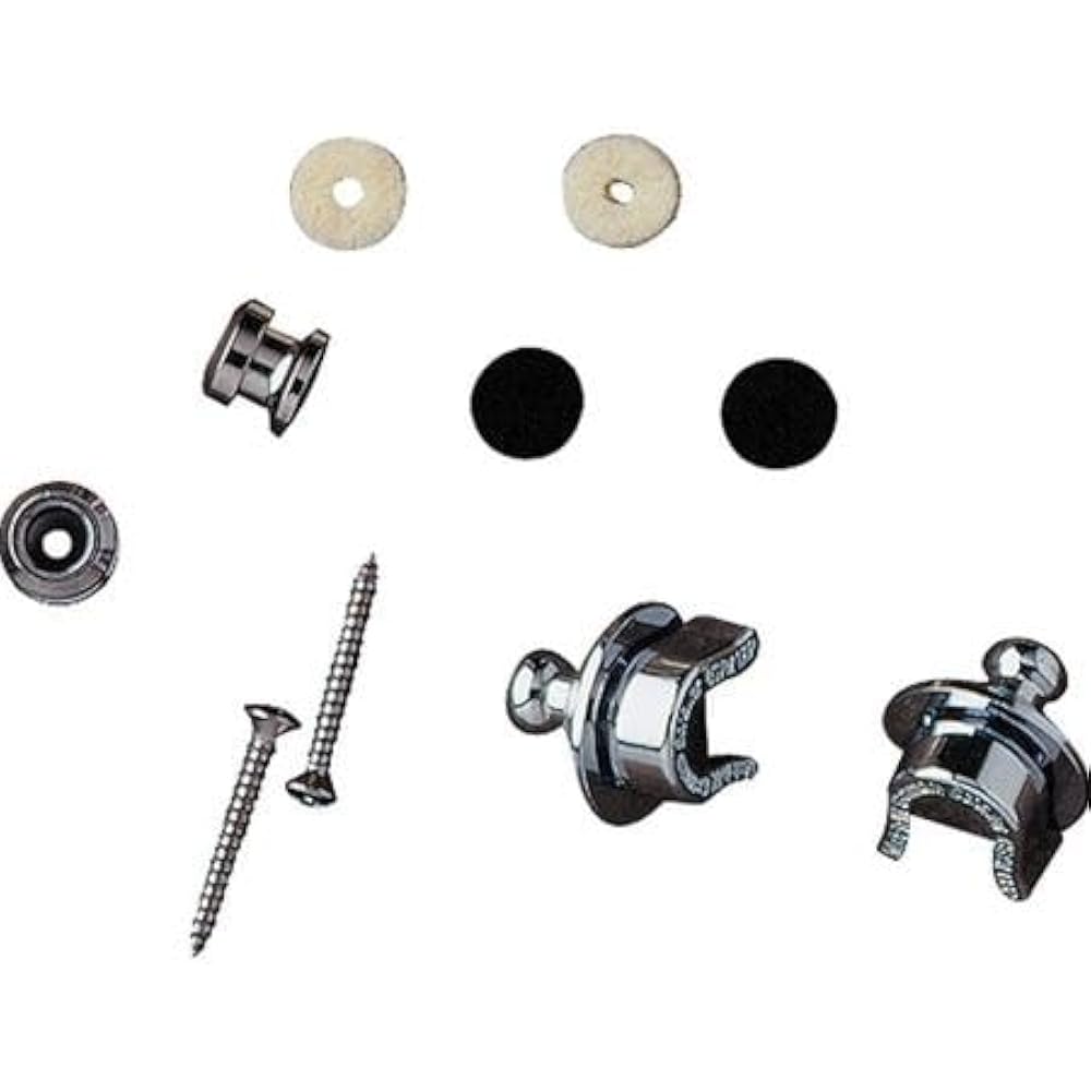 Fender Parts Elite Strap Locks, Chrome