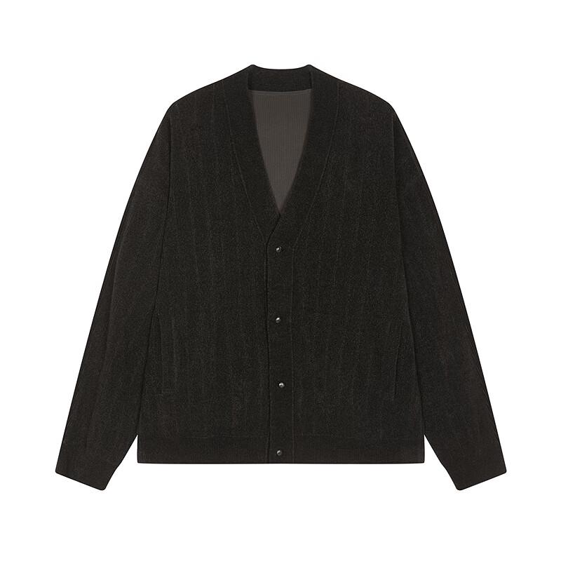 Suxie Men's 2025 Autumn V-Neck Loose Fit Cardigan Sweater