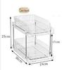 Luxury Double-Layer Pull-Out Cup Holder & Organizer: Kitchen Desktop Multi-Purpose Storage Rack.