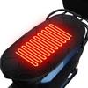 5V 2A USB Motorcycle Heated Seat Cushions Motorbike Heating Pad Scooter Warm Cushion For Dirt Bike ATV Snowmobile 67x32CM