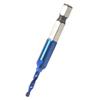High Speed Steel Plated Blue 6.35mm Hex Shank Tap Drill Bit HSS Compound Tap (M3)