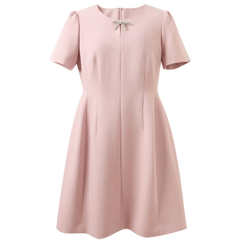 Sancai Ruochao Women s Plus Size Summer A-Line Midi Dress XL