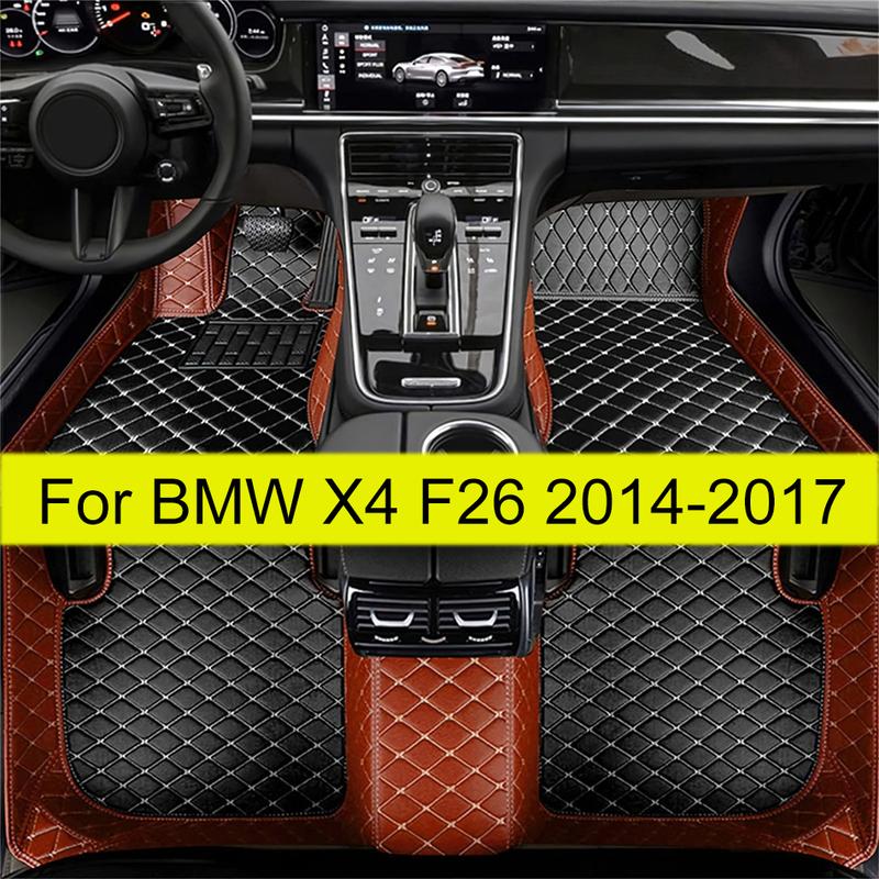 Car floor mats for BMW X4 F26 2014 2015 2016 2017 auto foot Pads automobile carpet cover interior accessories