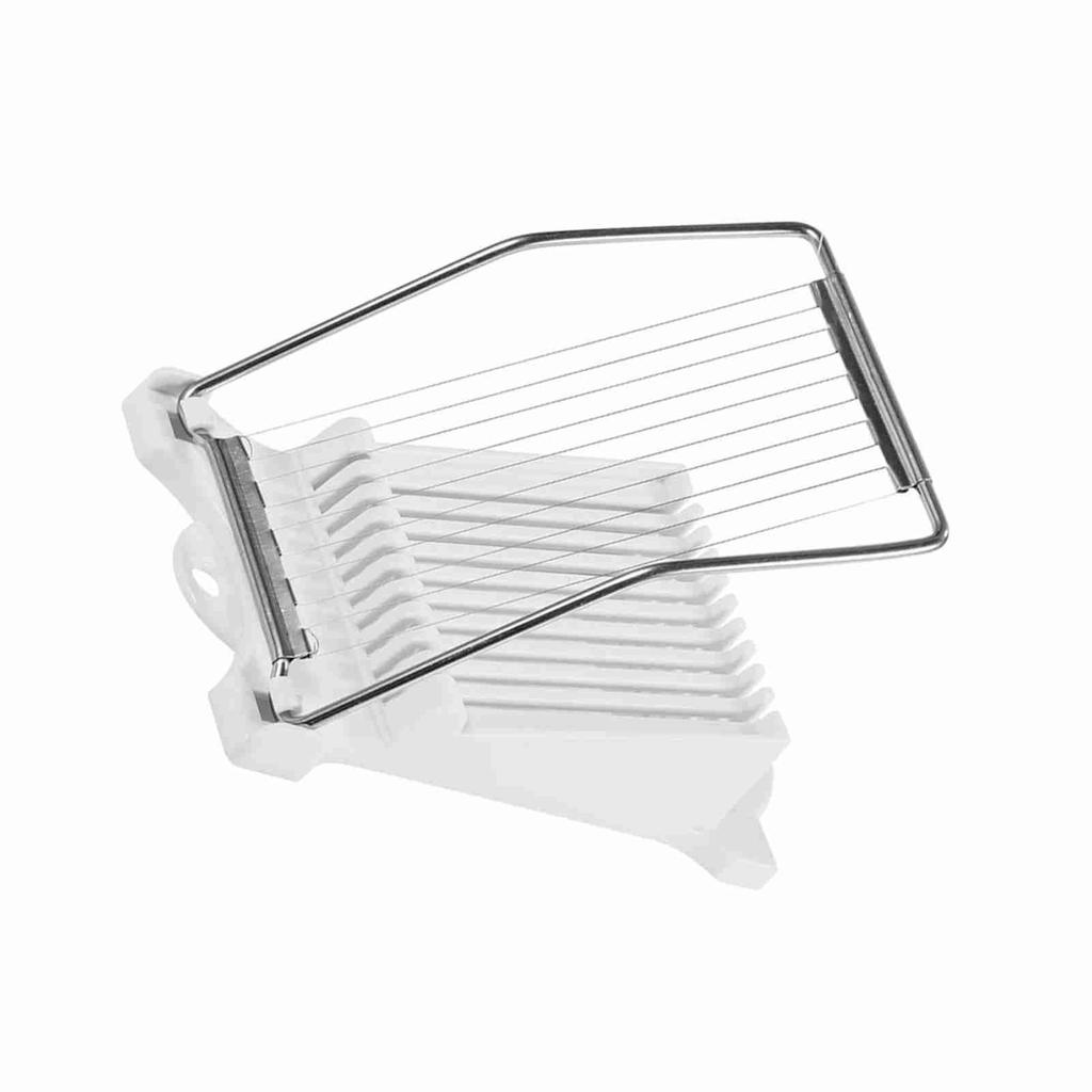 Lunch Meat, 10 Stainless Steel Wires for Even Slicing with Non-Slip Base for Canned Meat, Cheese, Ham, Boiled Egg
