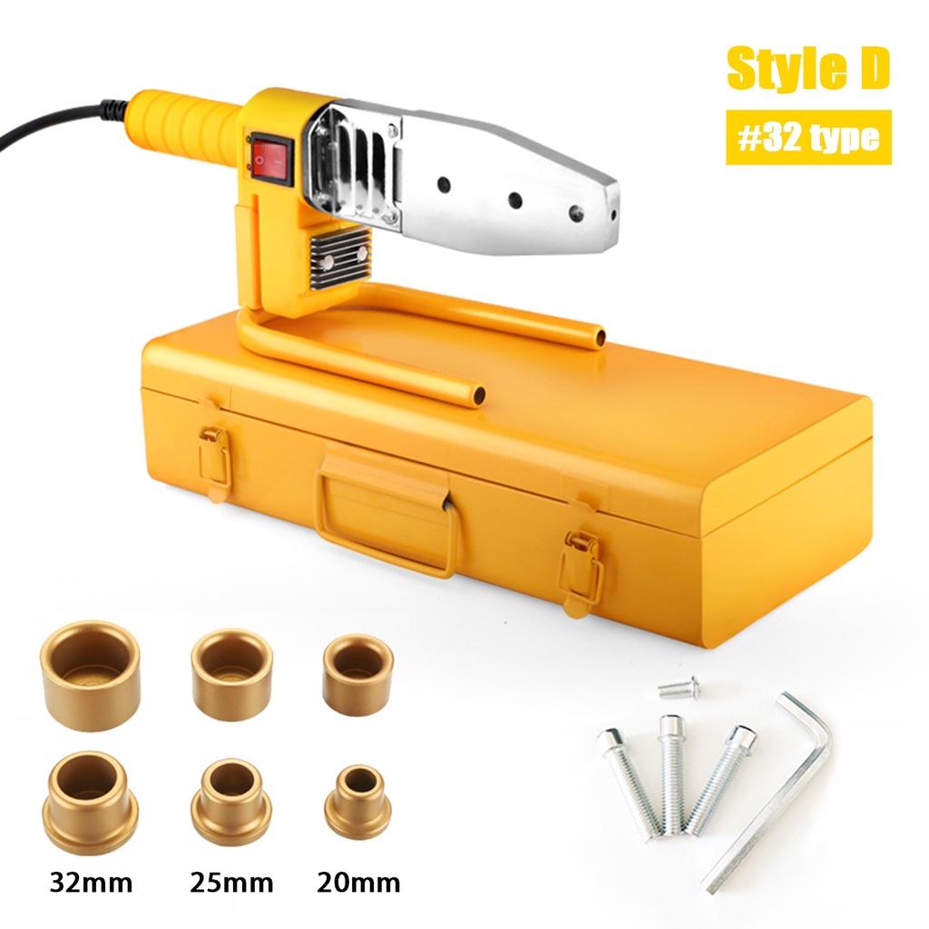 Ferramenta de Aquecimento para Máquina de Solda de Tubos 1500W Conjunto de Soldador Para Tubo de Plástico PPR PB PE Máquina de Termofusão para Soldagem PPR Controle de Temperatura