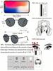 1PC/2PCS Fashion Geometric Metal Frame Women Sunglasses For Men Daily Life Shades Eyewear Accessories.
