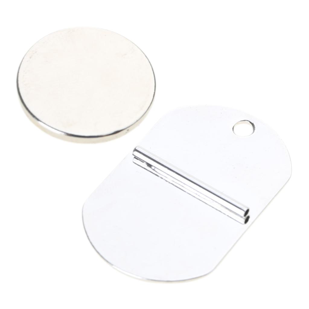 Mini Magnetic Brooch Converter for Clothing and Accessories Invisible Pin Back for Scarves Hijabs Badge Fastener