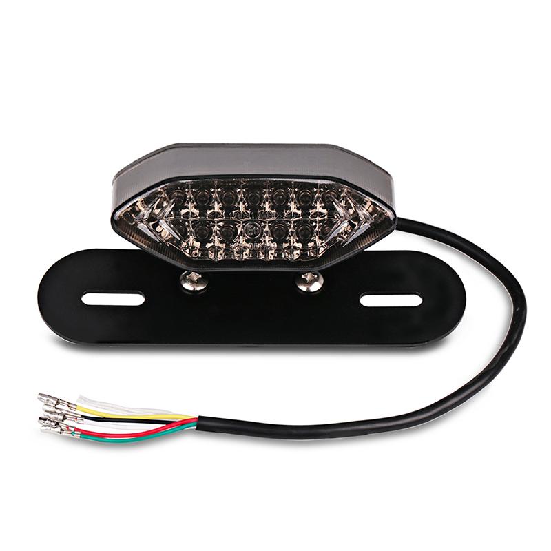 Motorcycle Turn Signals Light Integrated Tail Brake Stop License Lamp Lights For Motorcycle Waterproof Motorcycle Accessories