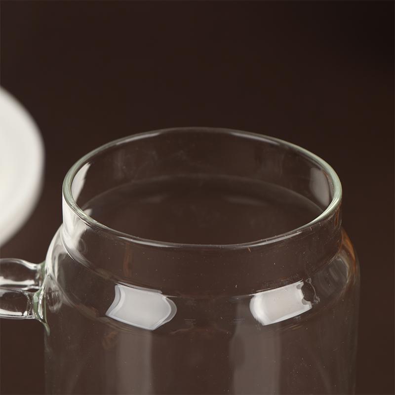Glass Containers Food Storage Jars With Wooden Lids And Scoop Glass Sealed Jar Airtight Jar For Sugar Coffee Bean Candy
