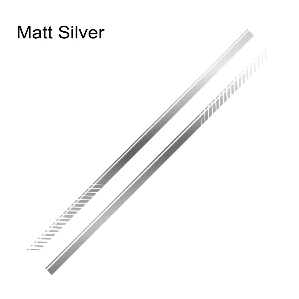 2PCS Car Door Waist Line Side Racing Stripes Decoration Stickers Auto Body Decor Vinyl Film Decals Accessories For Toyota Hiace