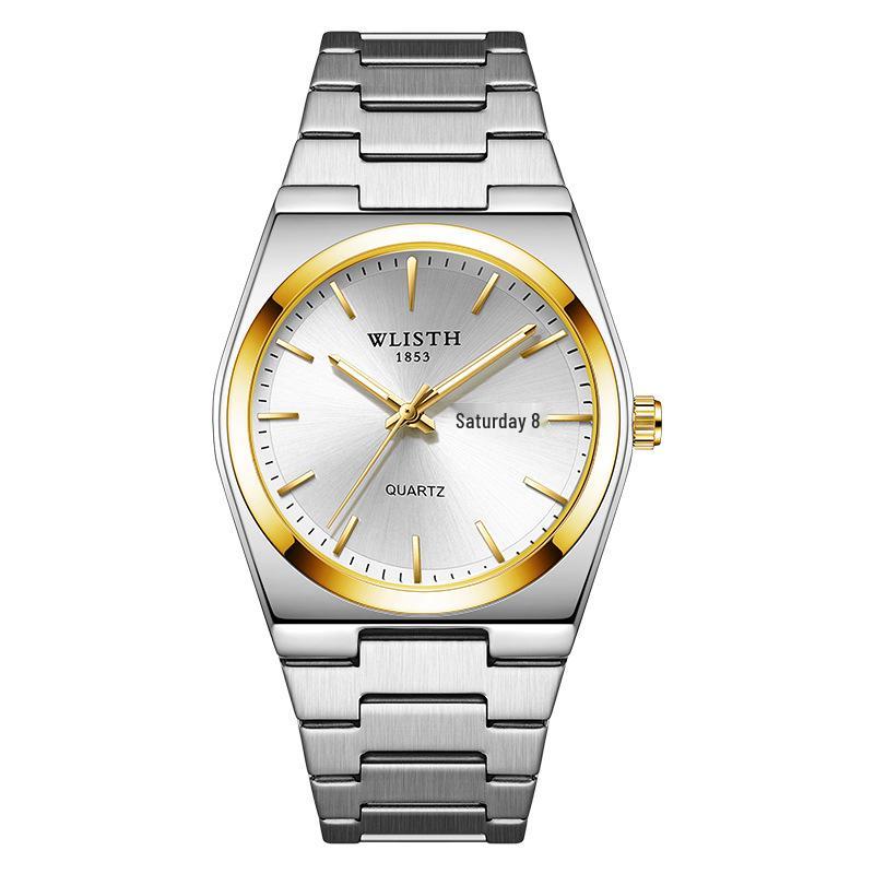 Ceas de mână elvețian ultra-subțire, luminos, rezistent la apă, cu quartz pentru bărbați