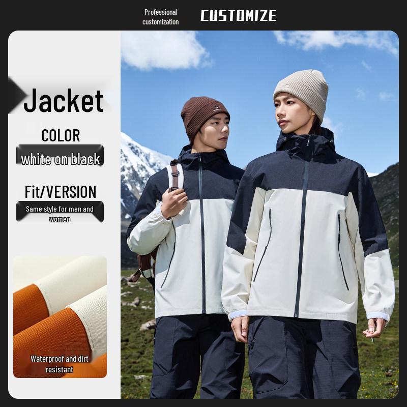 Men's Custom Logo Anti-Static Thickened Windproof Work Jacket for Autumn and Winter