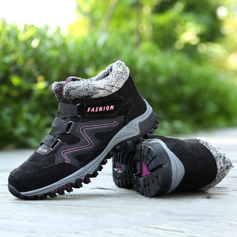 36-47 Herbst und Winter Herren Große Größe Plus Samt Gummiboden Winterschuhe Damen Winter Schneestiefel