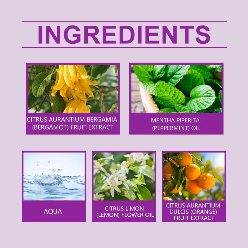 Refreshing citrus summer perfume, elegant fragrance, charming, cool, refreshing, fresh and lasting, spray one size