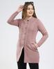 Monte Carlo Women Round Neck Full Sleeve Knitted Coat