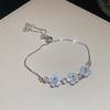 Super flash zircon flower mango bracelet light luxury high sense daily fashion versatile bracelet design sense niche jewelry
