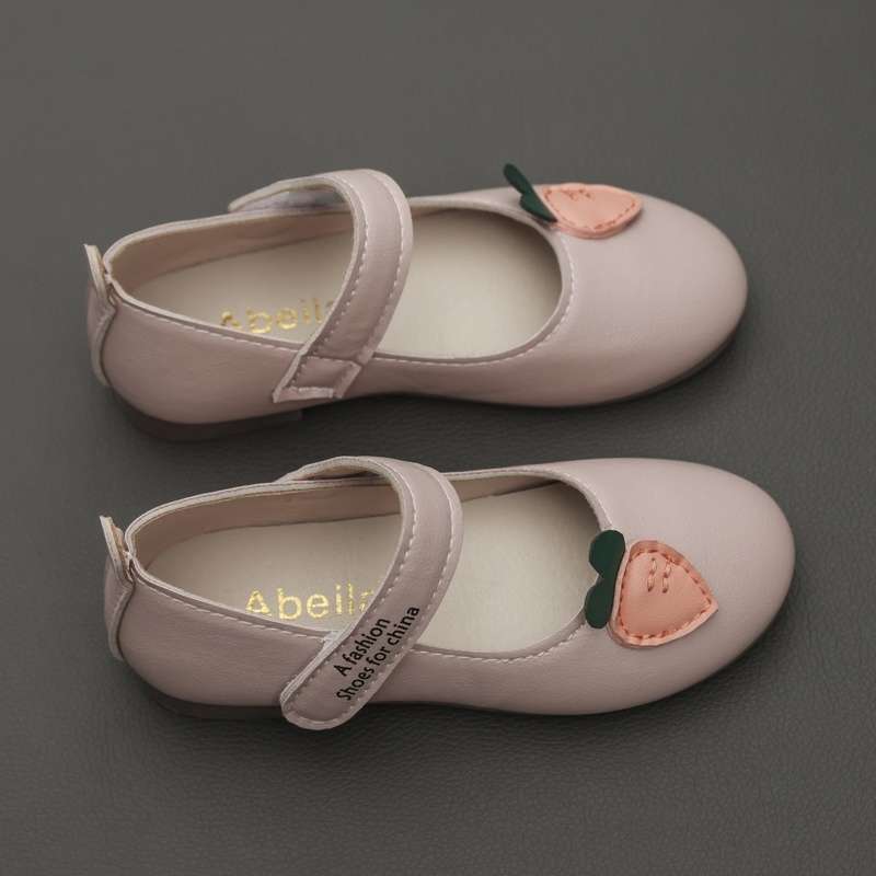 

Autumn new girls leather shoes soft-soled princess shoes summer middle-aged and older children s fashion casual girls shoes baby single shoes 26 yards/inner length 15.5 cm