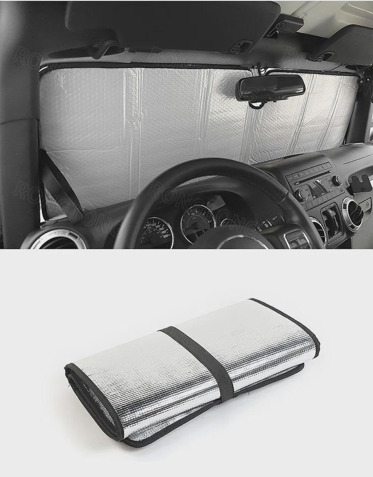 Custom Sunshade Heat Insulator & Light Blocker for 2007-2017 JK Wrangler