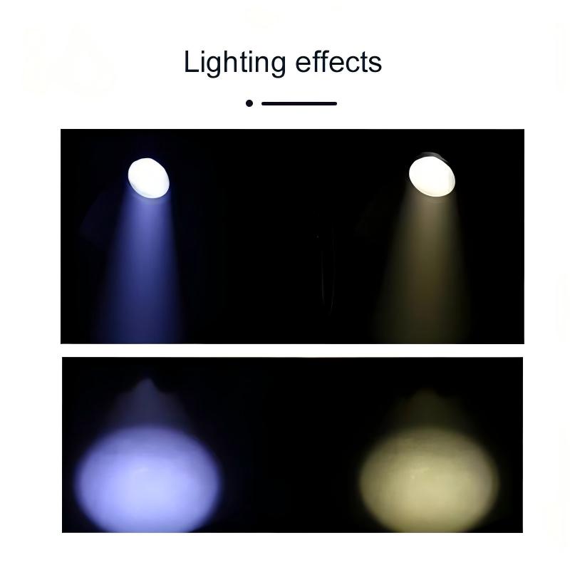 DMX Aluminum Alloy LED Par COB 200W Warm Cool White Lighting DMX512 Stage Light Concert DJ Home Entertainment