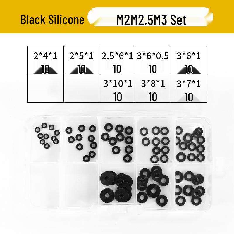 High-Temperature Resistant Waterproof Silicone Gasket Seal Ring for Faucet and Pipe Shock Absorption