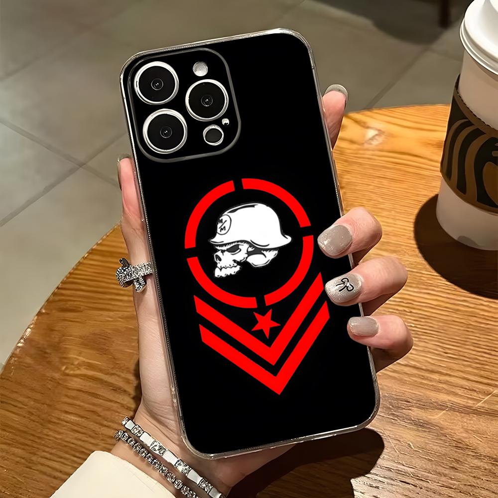 Motocross Metal Mulisha Phone Case For Iphone 15 Pro Max 14 16 Plus 12 11 13 Mini 7 8 X XR XS SE Transparent Back Cover