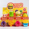 12Pcs/Set Simulation Food Squishy Hamburger Fries Capybara Axolotl Squeeze Toy Stress Relief Decompression Toys