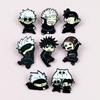 Jujutsu Kaisen Cute Character Alloy Brooch - Anime Badge for Clothing, Backpacks & Student Accessories.