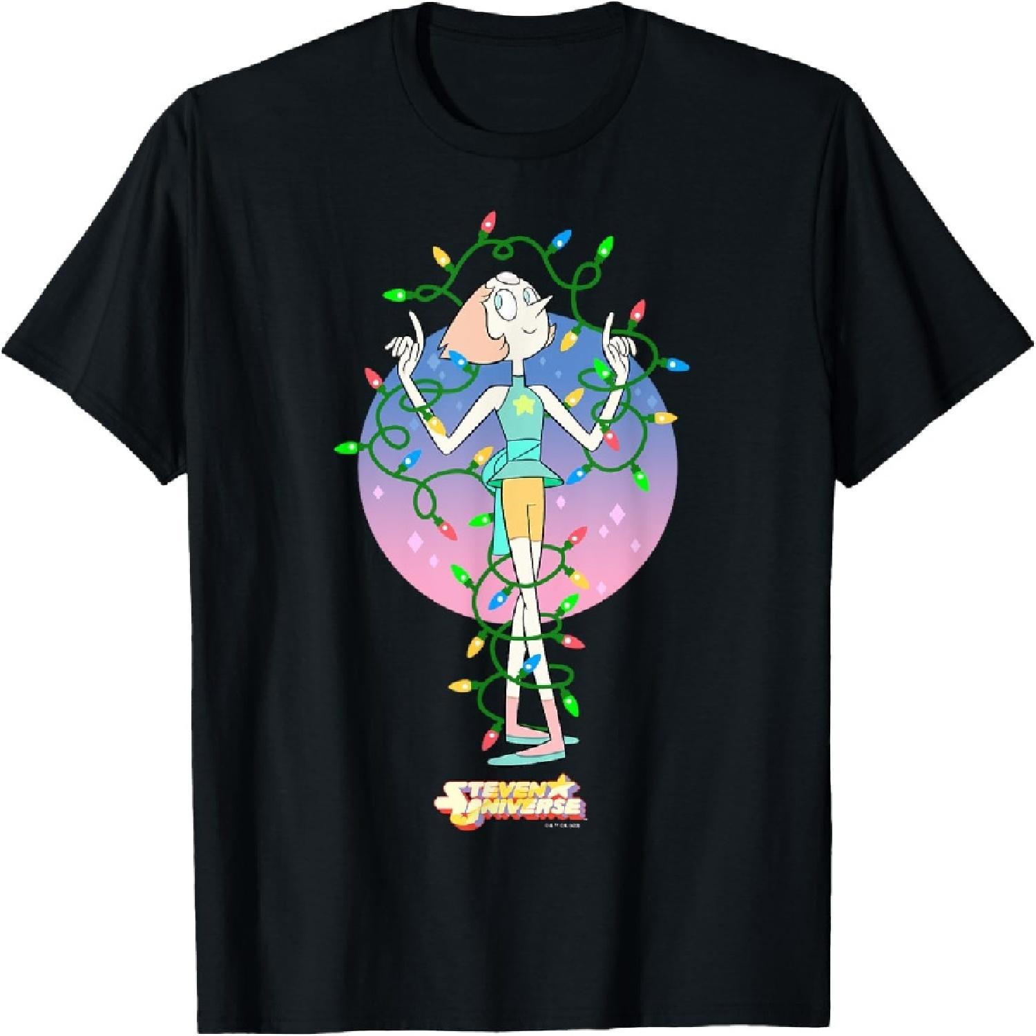 

Steven Universe Christmas Pearl Drip X-Mas Lights T-Shirt XXXXXL різнокольоровий