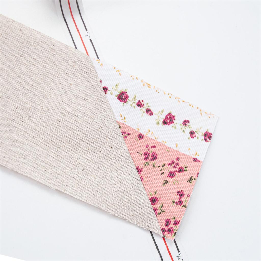 4pcs Diagonal Seam Tapes Sewing Basting Tape for Sewing Straight Diagonal Seams Instruction Tool To Mark 1/4Inch Machine