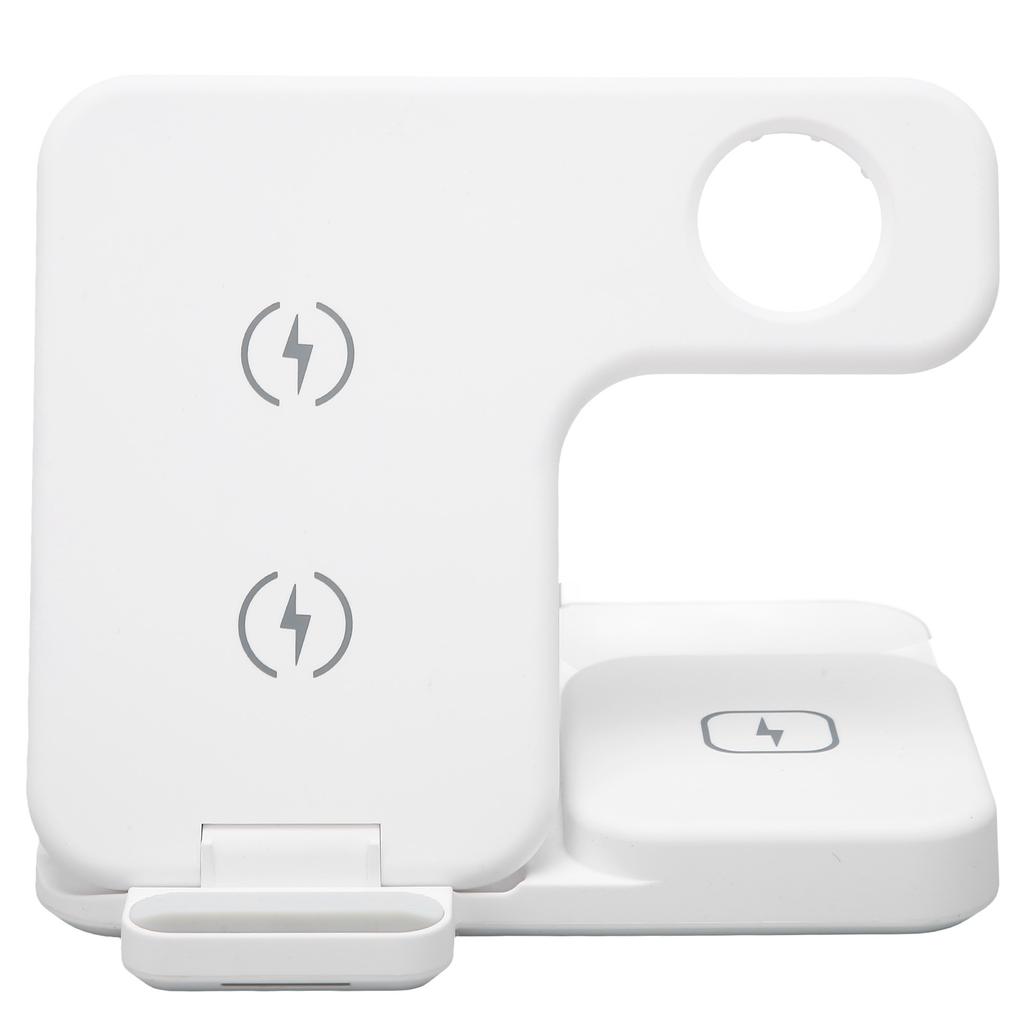 3 In 1 Fast Charging Station Qi Certification Multifunction 15W Folding Wireless Charger for