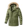 2026 New Winter Men Long Coat Military Fur Hood Warm Tactical Bomber Army Korean Thick Multi Pockets Overcoat Male Warm Parka