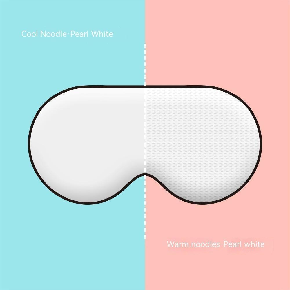 Máscara para os olhos de dupla finalidade quente e fresca, sombreamento e ventilação de seda gelada Máscara para os olhos para dormir
