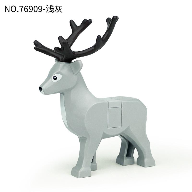 MOC Animal Scene Building Blocks Zoo Elephants Giraffes Chimpanzee Camels Goats Camel Parrots Pigeon Accessories Bricks Toys N09