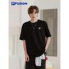 Fila FUSION Couple's Cooling Cotton Knit Short Sleeve T-Shirt